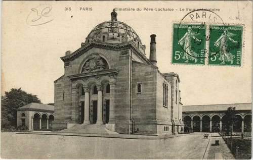 Cpa paris 20e cimetiere - cpa,