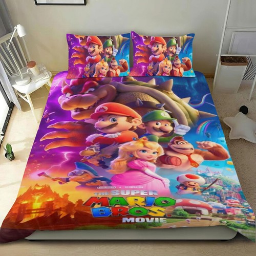 The super mario bros bed - bed, duvet