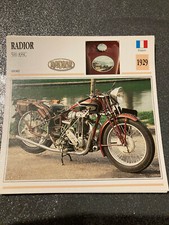 Carte fiche moto collection - carte,