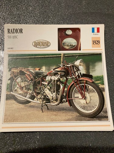 Carte fiche moto collection - fiche,