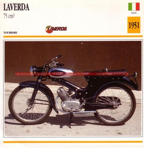 Laverda 1951 fiche - :, moto