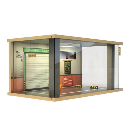 Diorama garage avec - de,