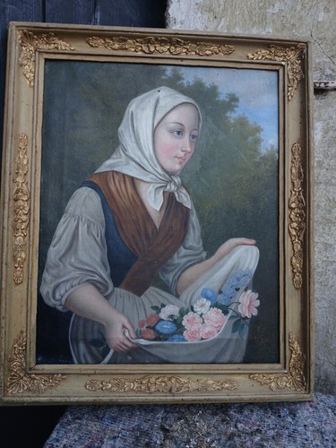 Tableau ancien portrait - ancien,