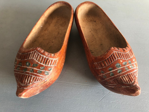 Ancienne paire jolis sabots - ancienne,