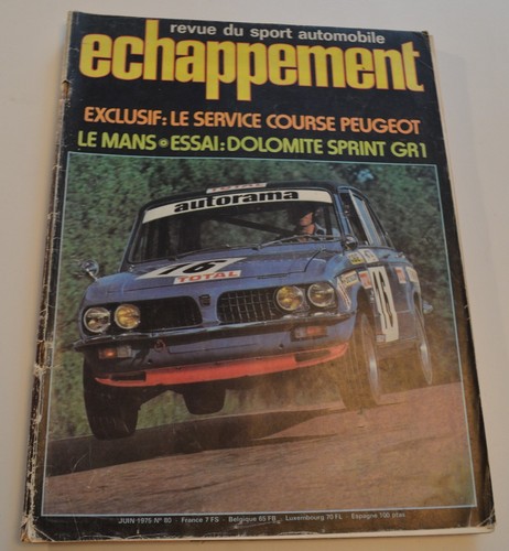 Revue echappement 80 - revue, juin
