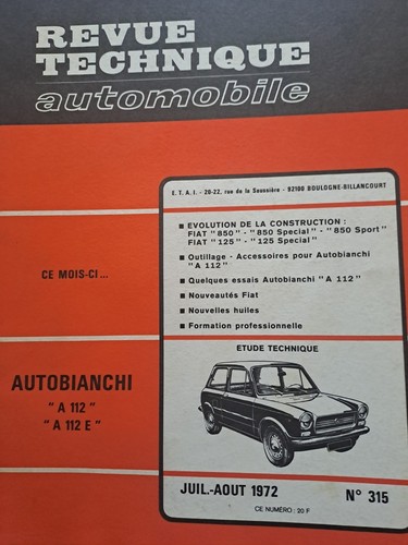 Autobianchi a112 903cm3 - autobianchi, e