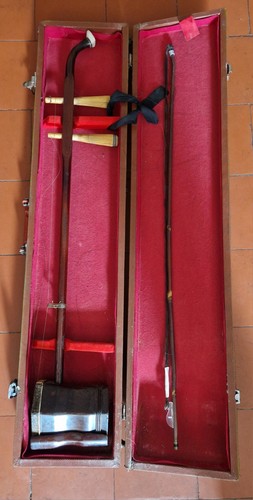 Erhu chinois ancien signé - erhu,