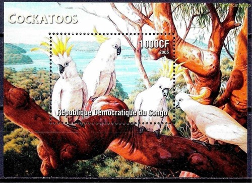 Congo 2005 perroquets blanc - 2005,