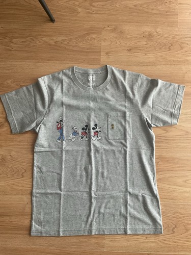 Tee shirt col - rond, gris