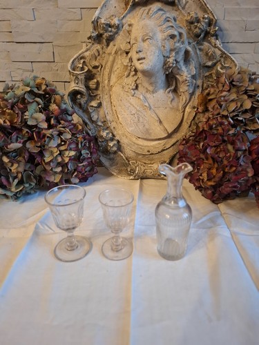 Anciens verres style louis - 2,