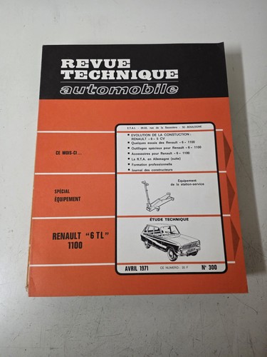 Revue technique automobile - technique, n°