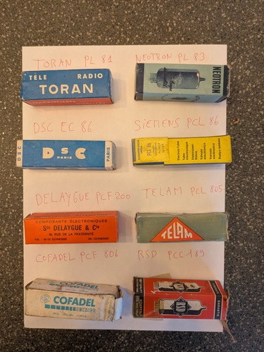 Lot lampe tube - tube, tsf
