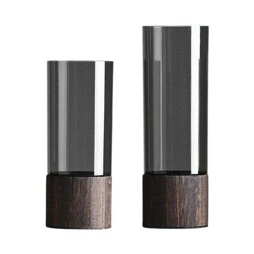 Vase fleurs cylindrique - fleurs,