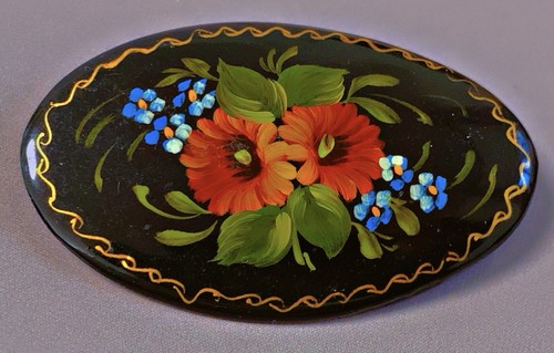 Superbe broche ovale - superbe,