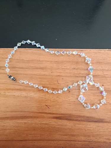 Ancien collier cristal - ancien,