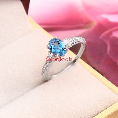 Naturel bleu gemme topaze - naturel,
