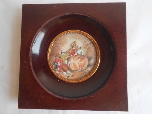 Ancienne peinture miniature