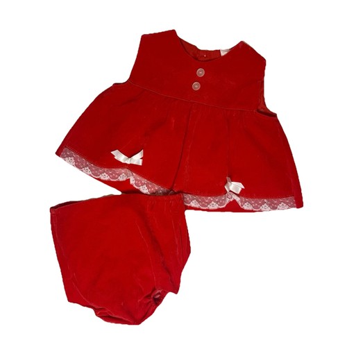 Vintage baby toddler - baby, red