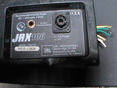 Jbl jrx 125 way crossover - jrx,