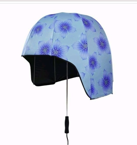 Blue floral full cover rain - blue, full-cover