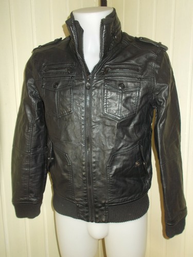 Bouson simili cuir noir - , celio