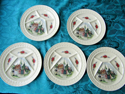 Assiettes compartiment - a,