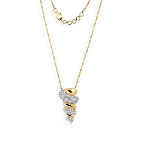 Collier jaune massif - collier, 18