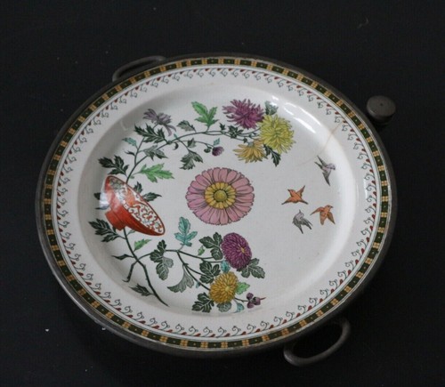 Ancienne assiette chauffe plat - ancienne,