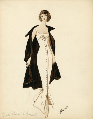 Maquette costume pour - "maquette, de