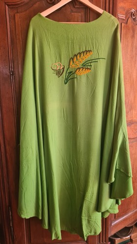 Chasuble verte étole - chasuble,