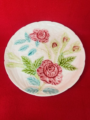 Assiette ancienne barbotine - en,