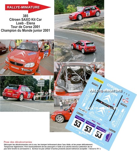 Decals ref 0385 - 0385, citroen