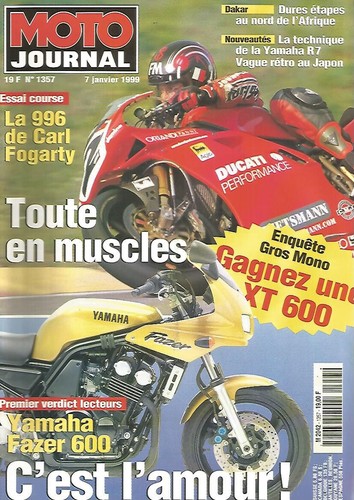 Moto journal 1357 yam fazer - yam,