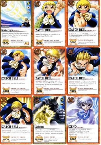 Carte zatchbell the - carte,