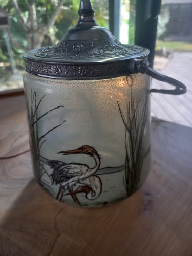 Ancien seau biscuit pot - ancien, a