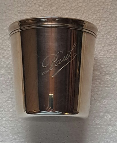 Timbale metal argenté - timbale, charles