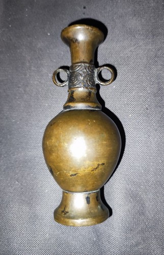 Vase miniature bronze - en, fin