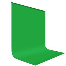Fond Vert 15x2 Mètres/5x6.5 Pieds Green Screen Chromakey Vert en Polyester Fo...