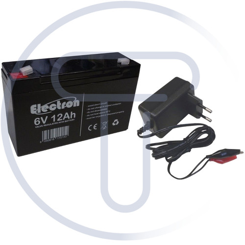 Avec chargeur 6v 1a - chargeur,