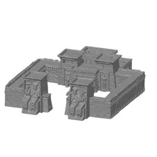 Décors wargame désert - Le grand temple de Hysra