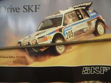 Peugeot 205 Turbo Rallye Paris Dakar Affiche poster
