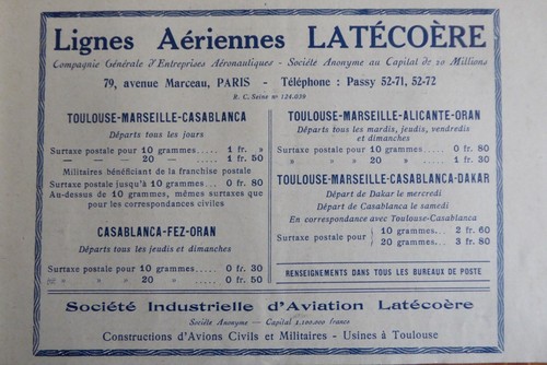1926 pub silat latecoere - pub,
