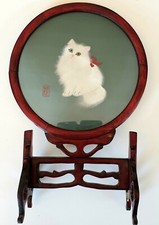Sous verre rond chat persan - rond,