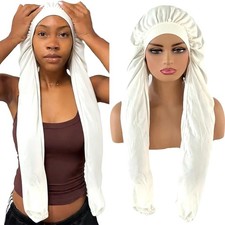 Bonnet Sleeping Long Braids