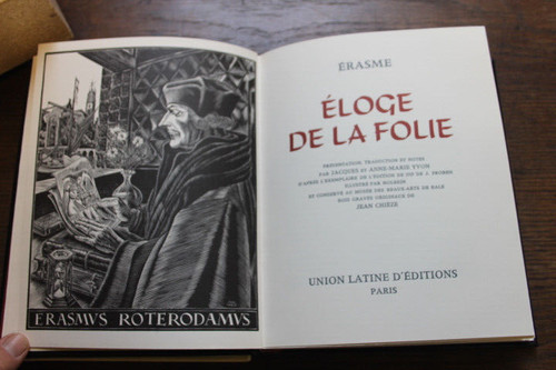 Chièze jean erasme - erasme, éloge