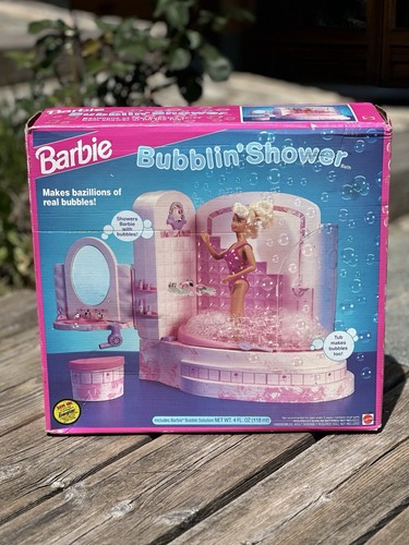 Barbie shower bath - barbie, bubblin