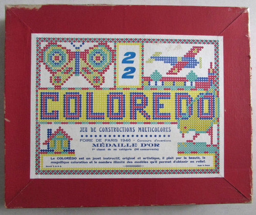 Ancien jeu constructions - ancien, de
