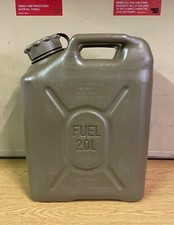 GENUINE RARE US ARMY SCEPTER HEAVY DUTY JERRY CAN JERRYCAN FUEL OLIVE GREEN