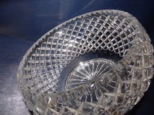 GRANDE COUPE 26X14 CRISTAL BACCARAT ST LOUIS PLAT FRUITS CENTRE DE TABLE VASE