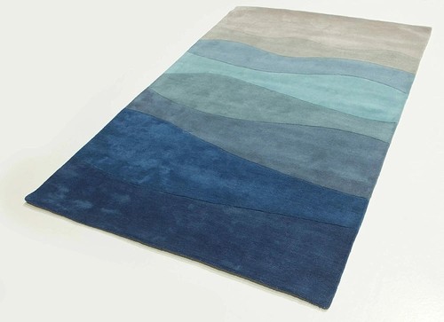 Tapis bleu ciel tapis